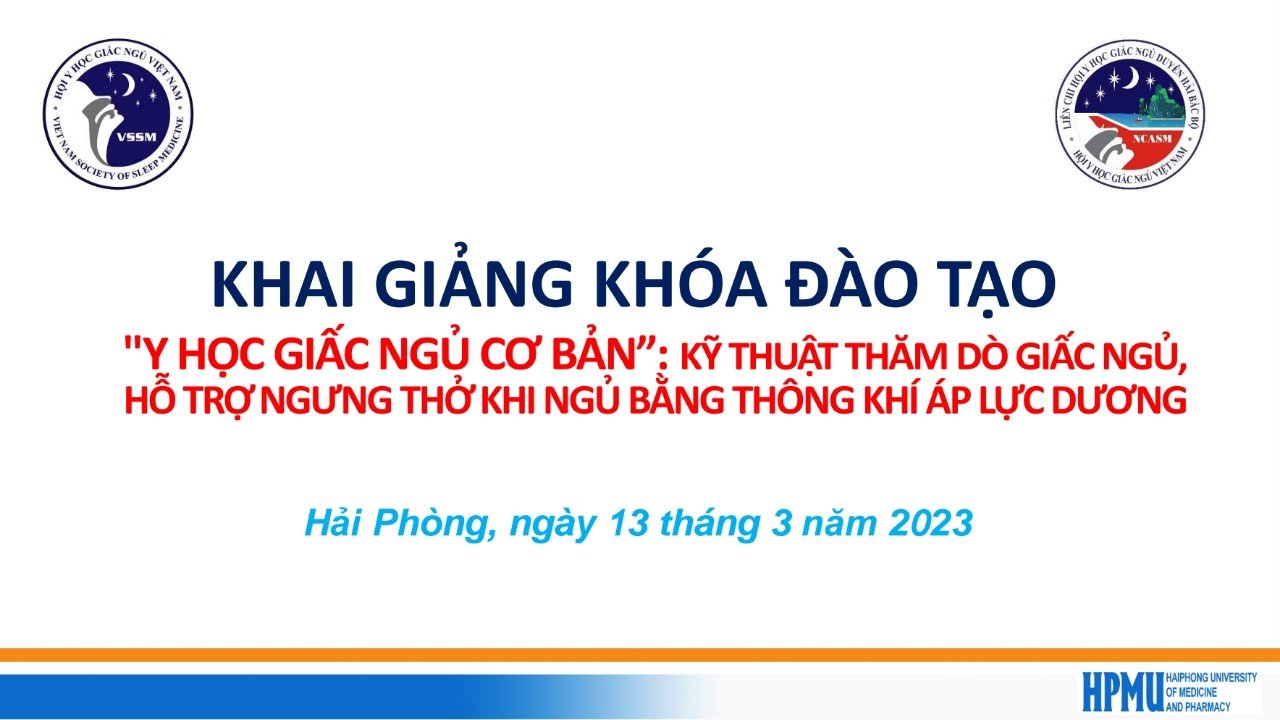 Khai giảng khóa đào tạo "Y học giấc ngủ"