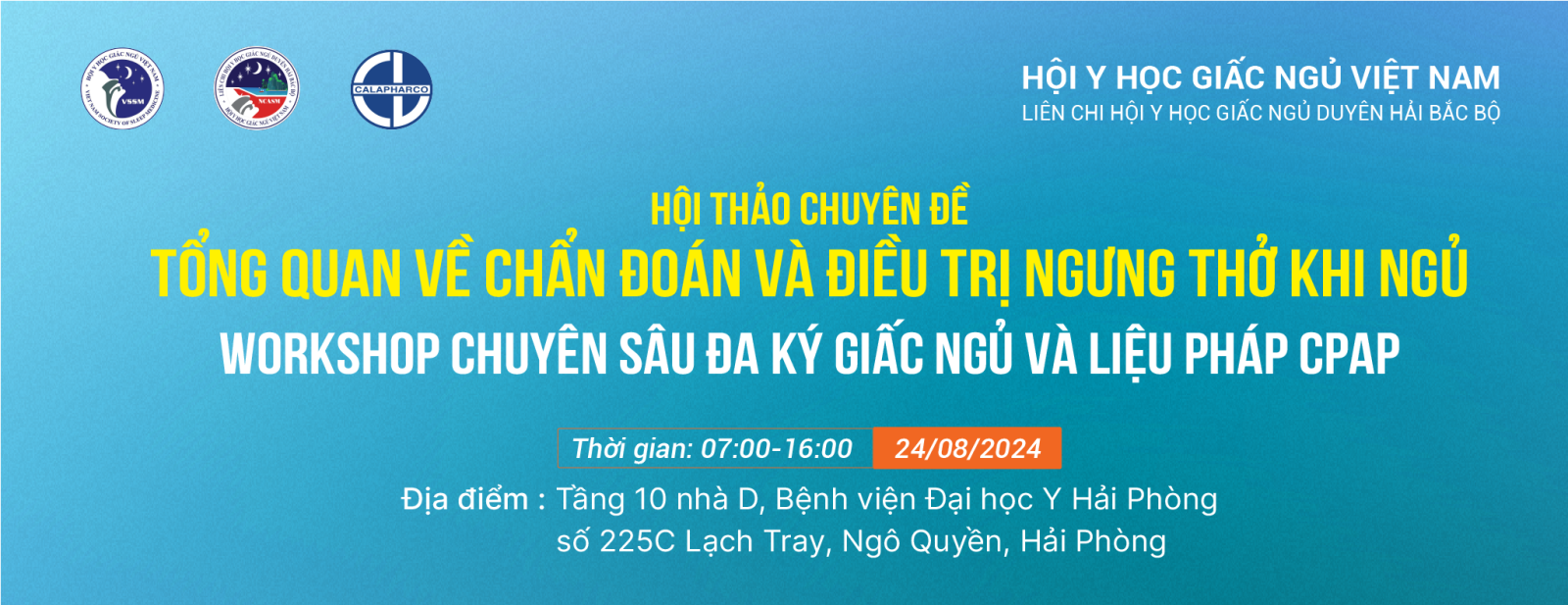 Mở link đăng ký "Workshop chuyên sâu Đa ký giấc ngủ và Liệu pháp CPAP"